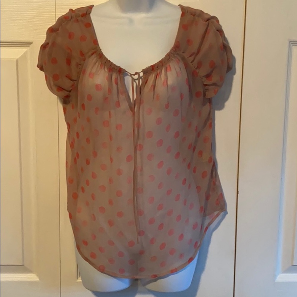 Vera Wang sheer top
